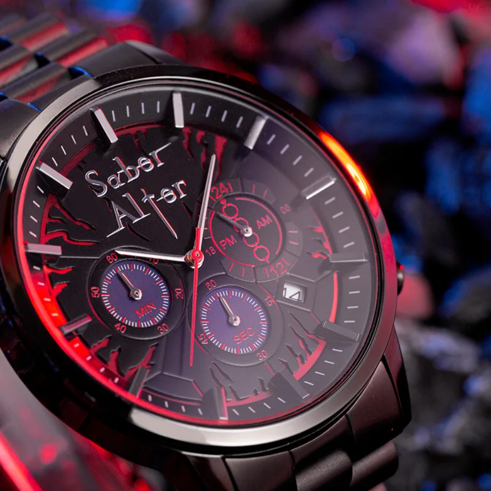 Fate Stay Night Heaven's Feel Saber Alter Watch Anime Jewelry