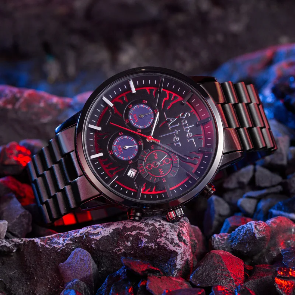 Fate Stay Night Heaven's Feel Saber Alter Watch Anime Jewelry