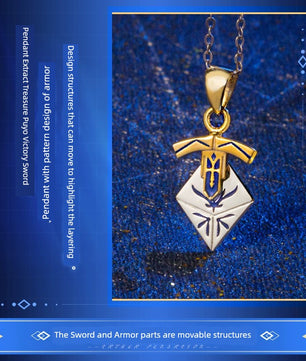 Fate Stay Night Heaven's Feel Saber Necklace 925 Sterling Silver