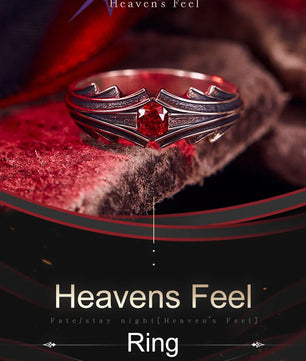 Fate Stay Night Heaven's Feel Sakura Matou Ring 925 Sterling Silver