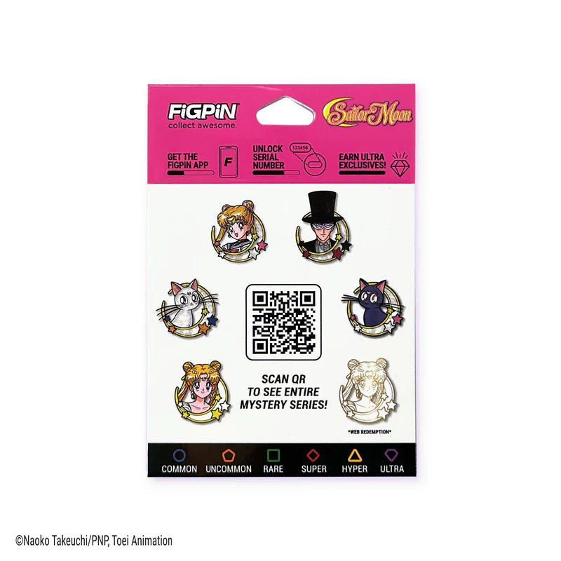 FiGPiN Mystery Mini Pin Sailor Moon Series 1 - 1 Each