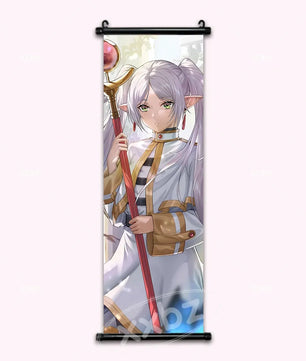 Frieren Beyond Journey's End Frieren Anime Poster Canvas Scroll