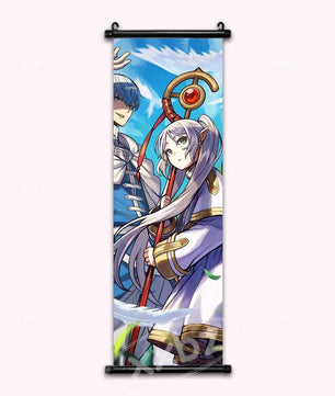Frieren Beyond Journey's End Frieren Himmel Anime Poster Scroll