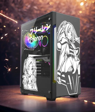 Frieren Beyond Journey's End Frieren PC Case Anime Sticker Decal