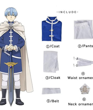 Frieren Himmel Cosplay Costume 7pc Anime Cosplay Set