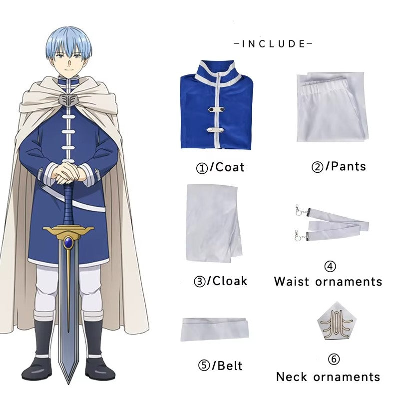 Frieren Himmel Cosplay Costume 7pc Anime Cosplay Set