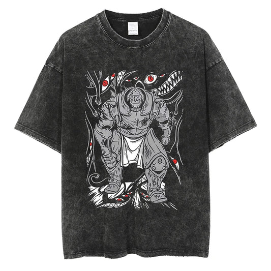 Fullmetal Alchemist Alphonse Elric Shirt Vintage Style Anime Shirt