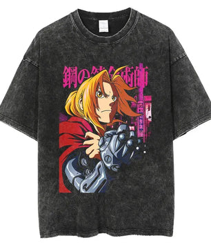 Fullmetal Alchemist Edward Shirt Vintage Style Anime Shirt
