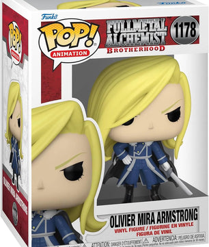 Funko Pop! Anime: Fullmetal Alchemist Brotherhood Olivier Armstrong with Sword