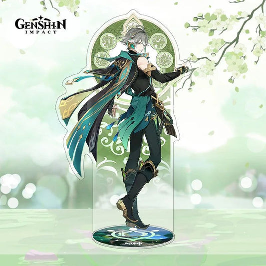 Genshin Impact Alhaitham Figure Acrylic Stand Fiberglass Desk Decor