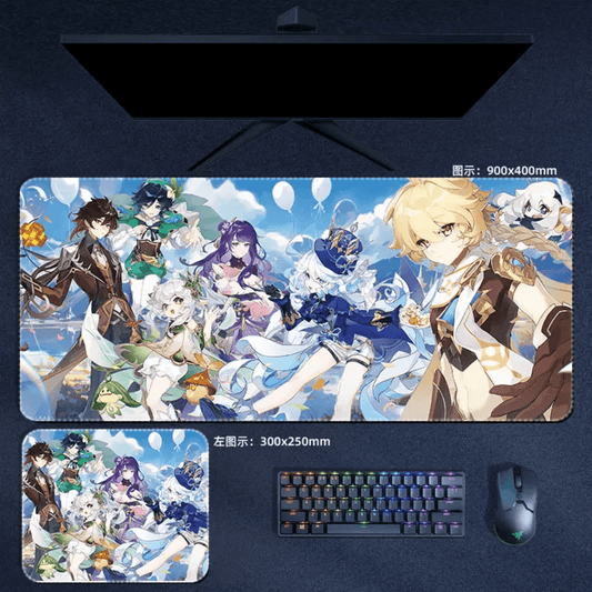 Genshin Impact Archon Gods Mouse Pad