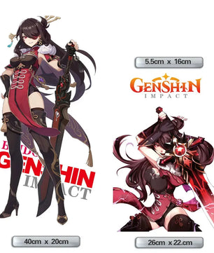 Genshin Impact Beidou Anime PC Case Sticker