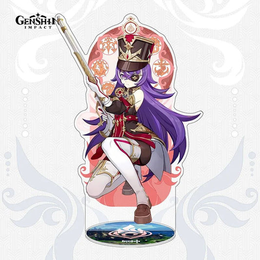 Genshin Impact Chevreuse Figure Acrylic Stand Fiberglass Desk Decor