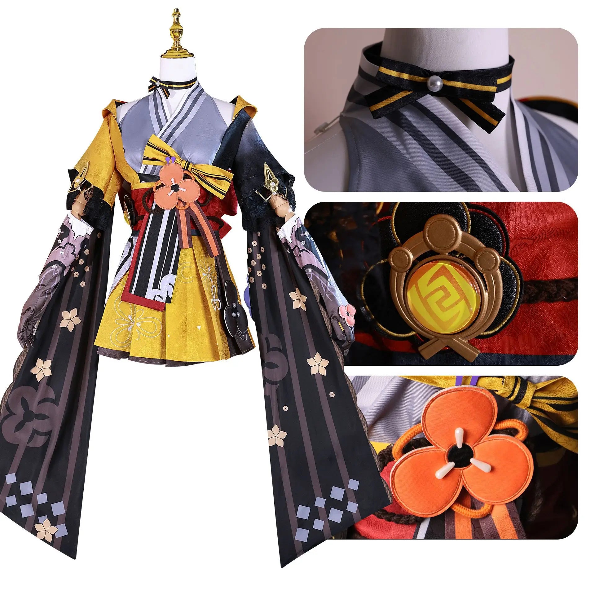 Genshin Impact Chiori Cosplay Costume Anime Cosplay Set
