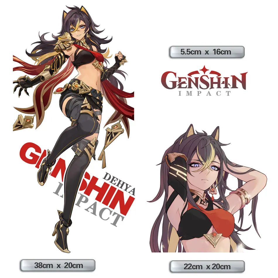 Genshin Impact Dehya Anime PC Case Sticker