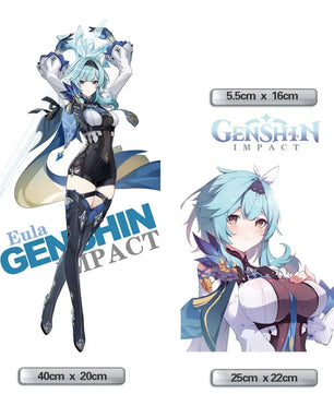Genshin Impact Eula Anime PC Case Sticker