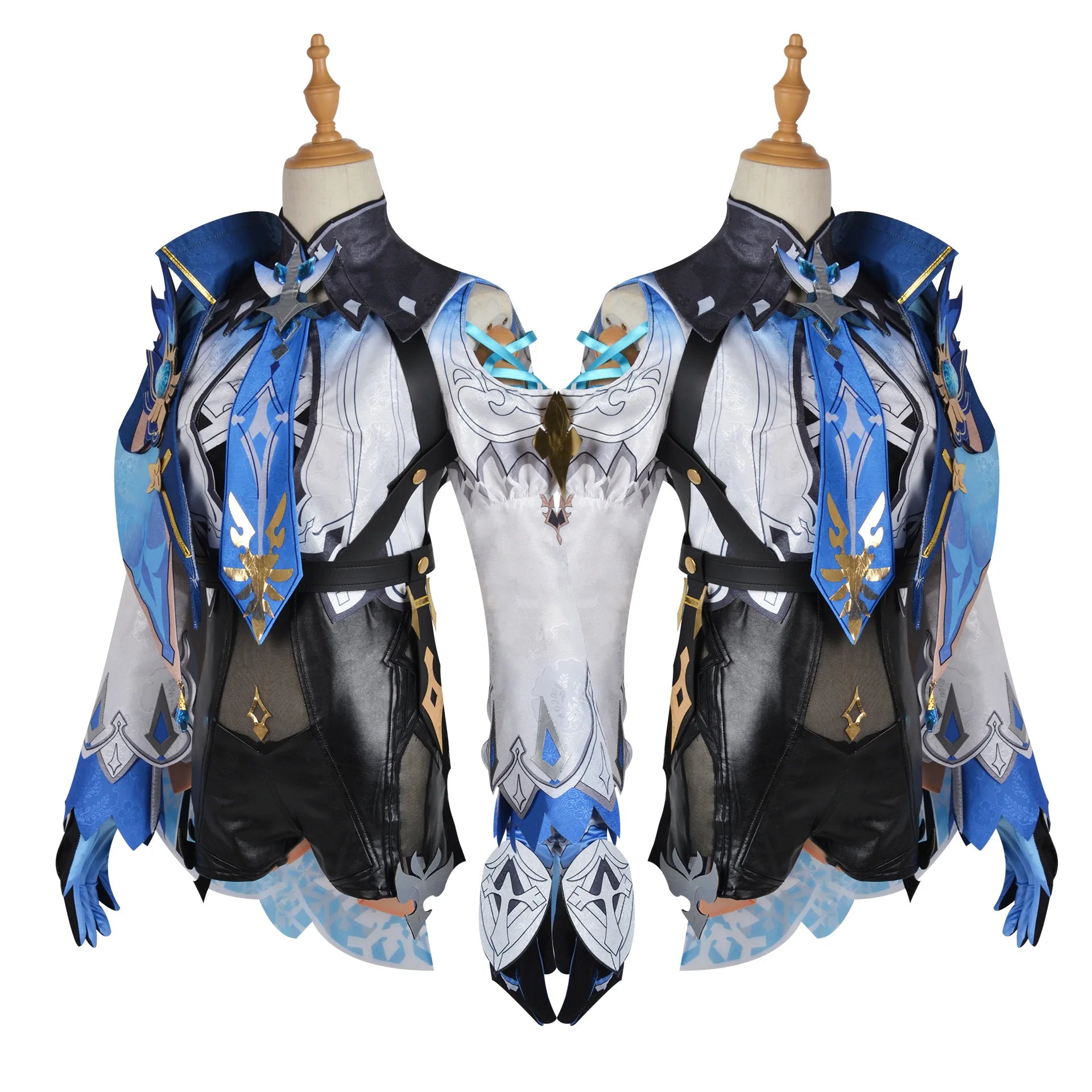 Genshin Impact Eula Cosplay Costume 10pc Anime Cosplay Set
