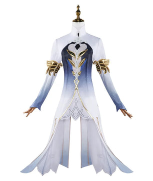 Genshin Impact Focalors Cosplay 4pc Anime Cosplay Costume Set