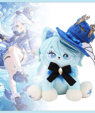 Genshin Impact Furina Cat Plush Cute Anime Plush