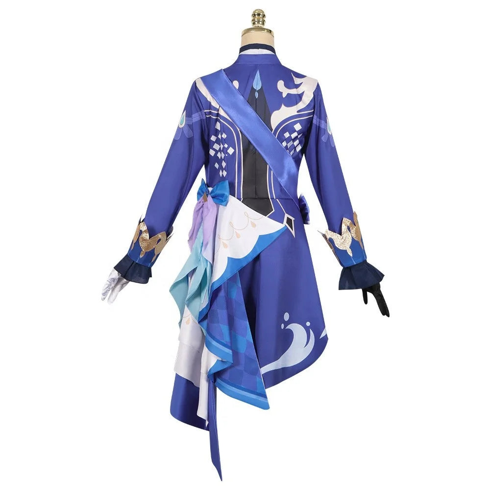 Genshin Impact Furina Cosplay 7pc Anime Cosplay Costume Set