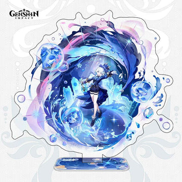 Genshin Impact Furina Figure Acrylic Stand Desk Decor