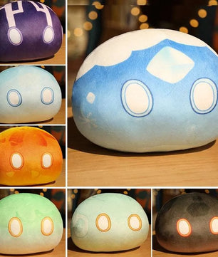 Genshin Impact God Anime Pendant Plush Pillow Cushion Slime