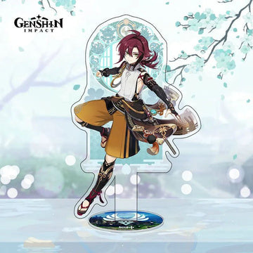 Genshin Impact Heizou Figure Acrylic Stand Fiberglass Desk Decor