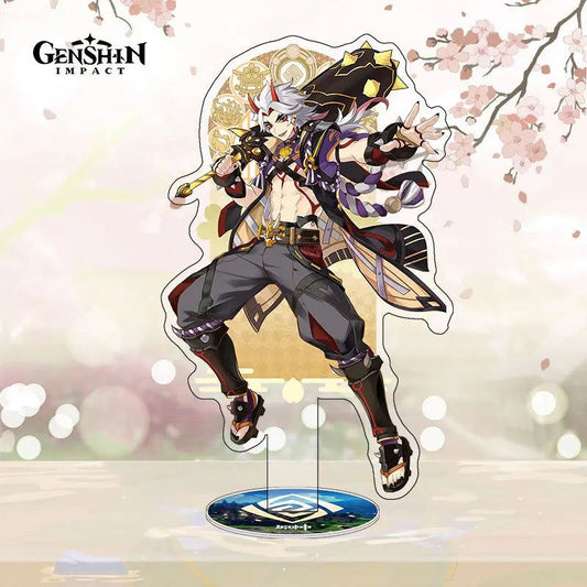 Genshin Impact Itto Figure Acrylic Stand Fiberglass Desk Decor