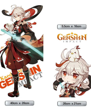 Genshin Impact Kaedehara Anime PC Case Sticker