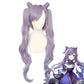 Genshin Impact Keqing Opulent Splendor Cosplay Outfit With Wig