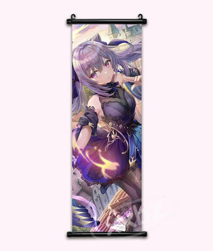 Genshin Impact Kequing Anime Poster Canvas Scroll
