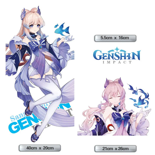 Genshin Impact Kokomi Anime PC Case Sticker