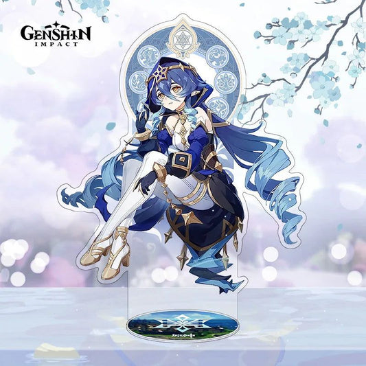 Genshin Impact Layla Figure Acrylic Stand Fiberglass Desk Decor