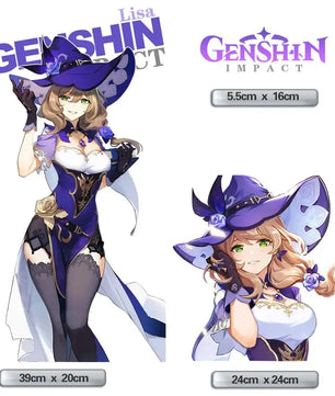 Genshin Impact Lisa Anime PC Case Sticker