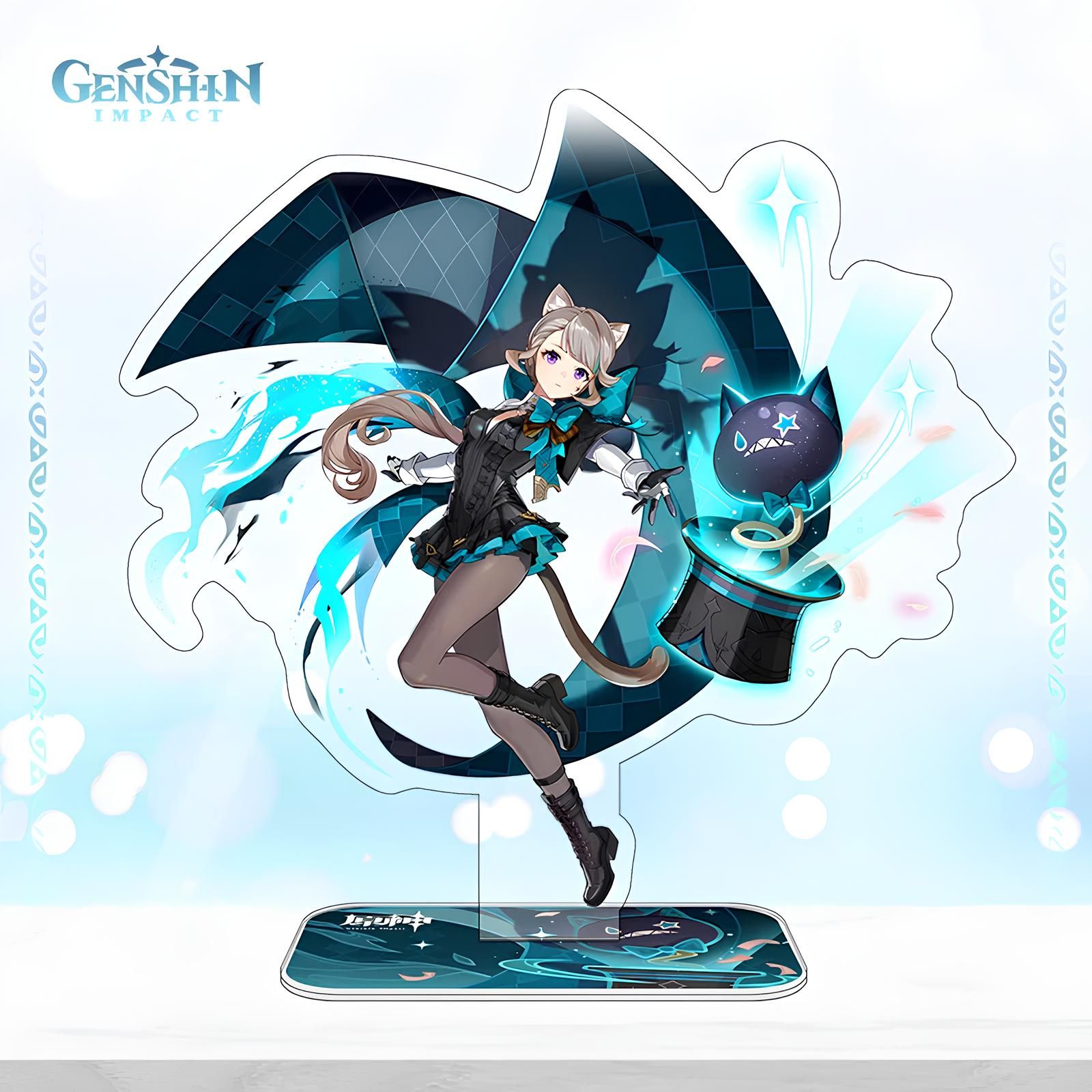 Genshin Impact Lynette Figure Acrylic Stand Desk Decor