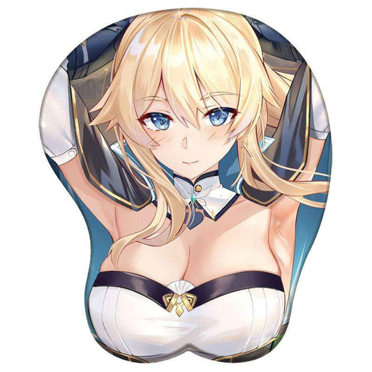 Genshin Impact Mouse Pad Jean 3D Silicone Support Mouse Pad