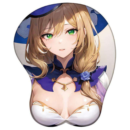 Genshin Impact Mouse Pad Lisa 3D Silicone Support Mouse Pad