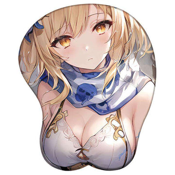 Genshin Impact Mouse Pad Lumine 3D Silicone Support Mouse Pad