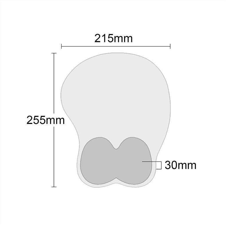 Genshin Impact Mouse Pad Lumine 3D Silicone Support Mouse Pad