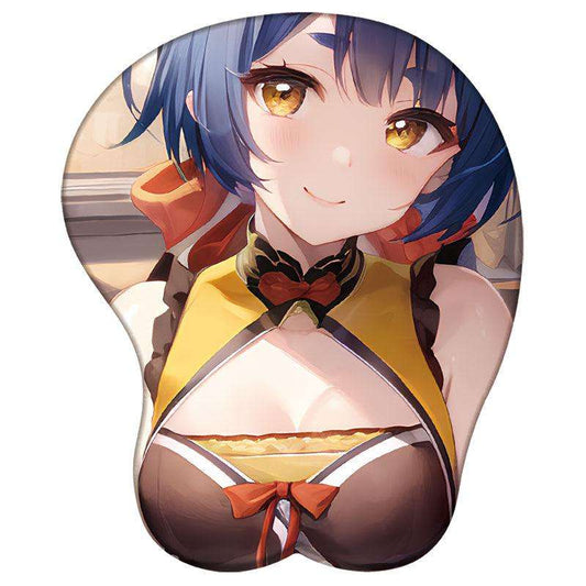 Genshin Impact Mouse Pad Xiangling 3D Silicone Support Mouse Pad