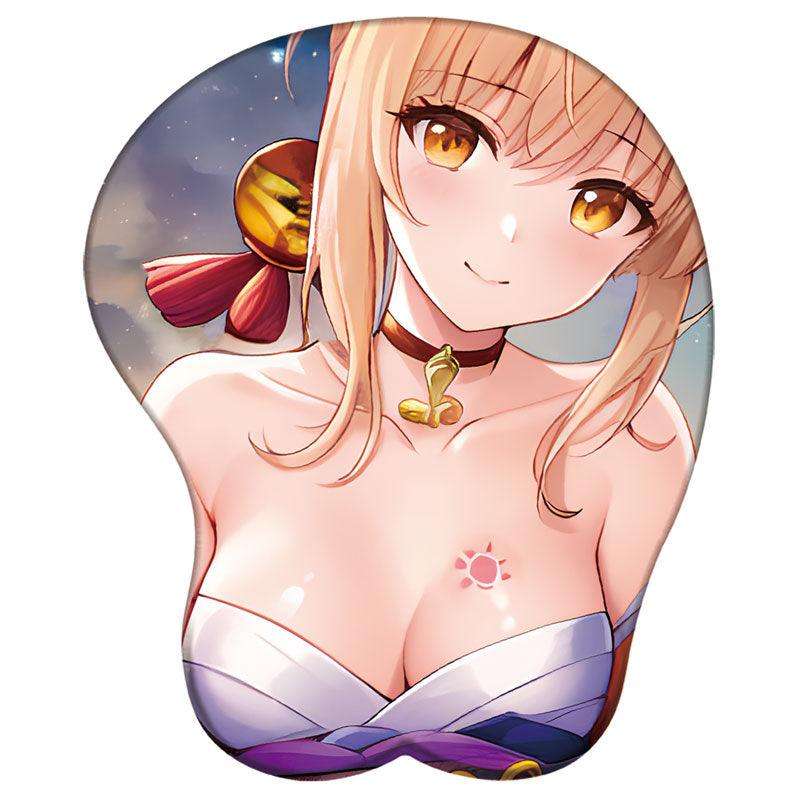 Genshin Impact Mouse Pad Yoimiya 3D Silicone Support Mouse Pad