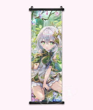 Genshin Impact Nahida Anime Poster Canvas Scroll