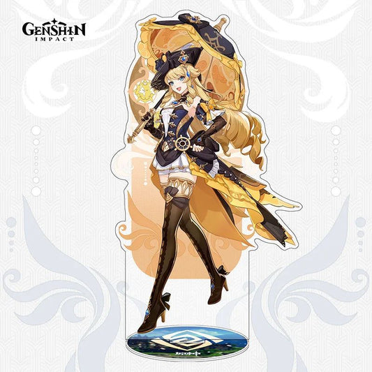 Genshin Impact Navia Figure Acrylic Stand Fiberglass Desk Decor