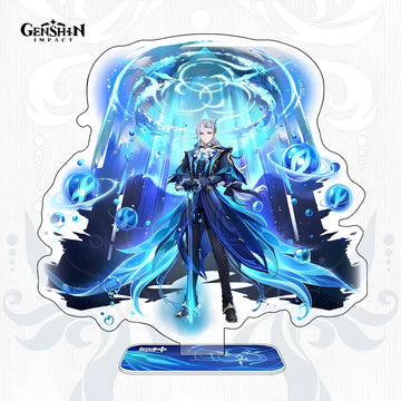 Genshin Impact Neuvillette Figure Acrylic Stand Desk Decor