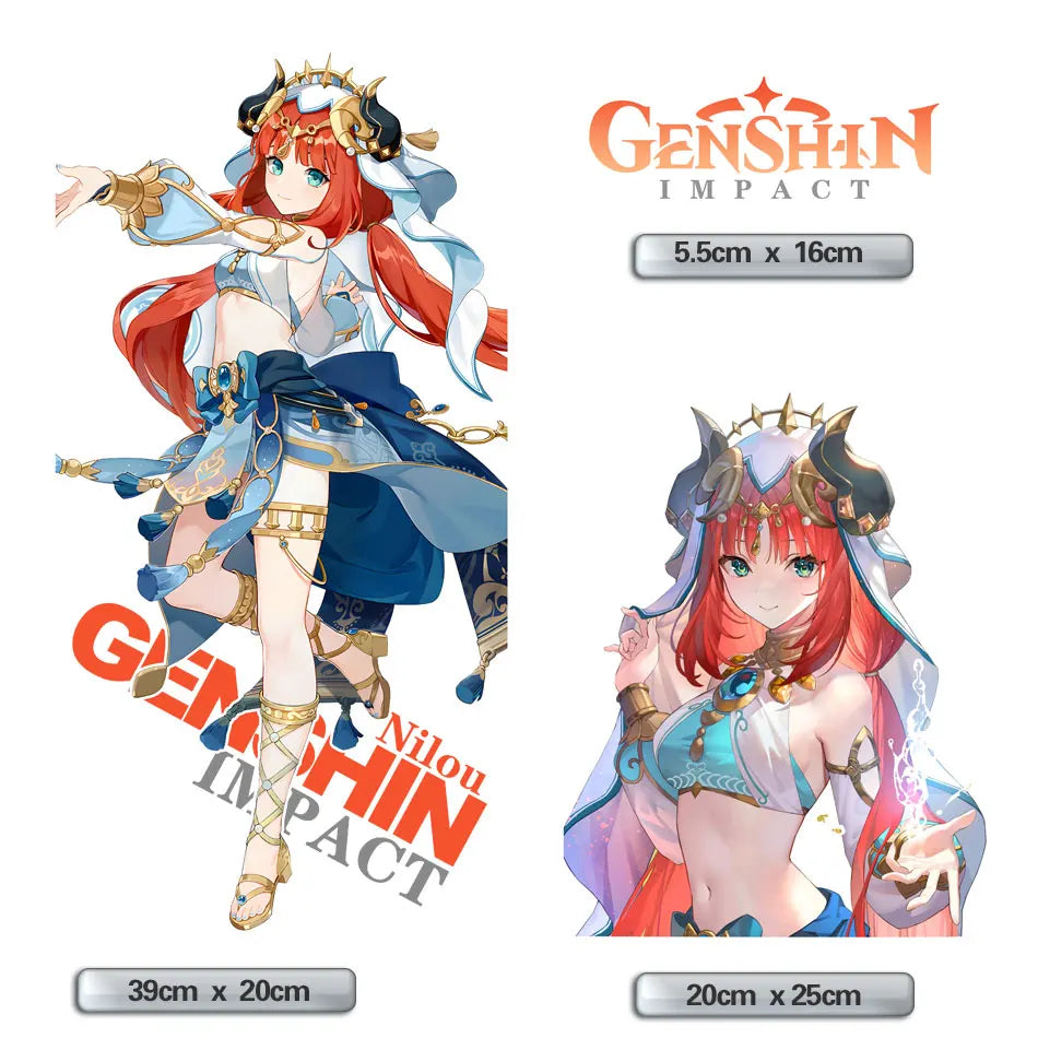 Genshin Impact Nilou Anime PC Case Sticker