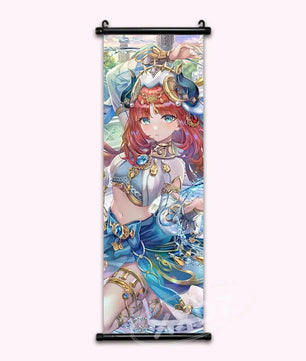 Genshin Impact Nilou Anime Poster Canvas Scroll