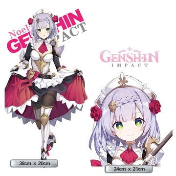 Genshin Impact Noelle Anime PC Case Sticker