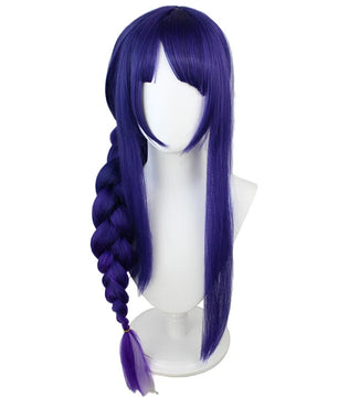 Genshin Impact Raiden Shogun Baal Cosplay Outfit With Wig 10pcs Set