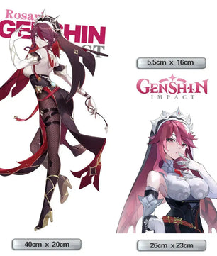 Genshin Impact Rosaria Anime PC Case Sticker