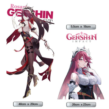 Genshin Impact Rosaria Anime PC Case Sticker